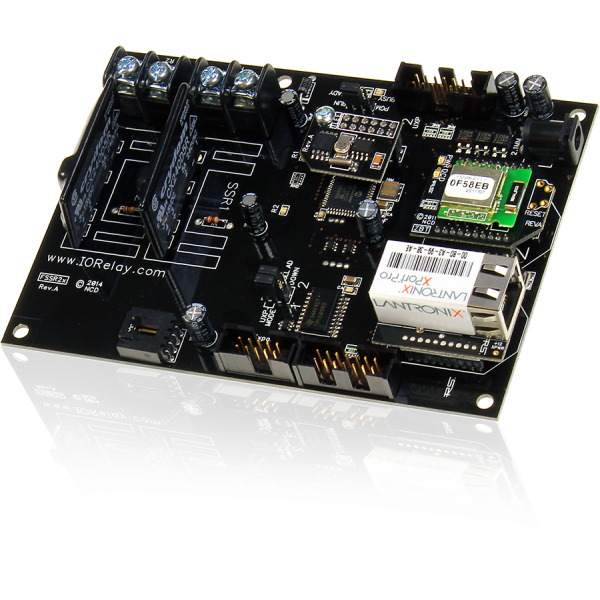 NCD 16 개의 GPIO 또는 ADC 및 I2C가있는 Fusion 2 채널 솔리드 스테이트 릴레이 컨트롤러