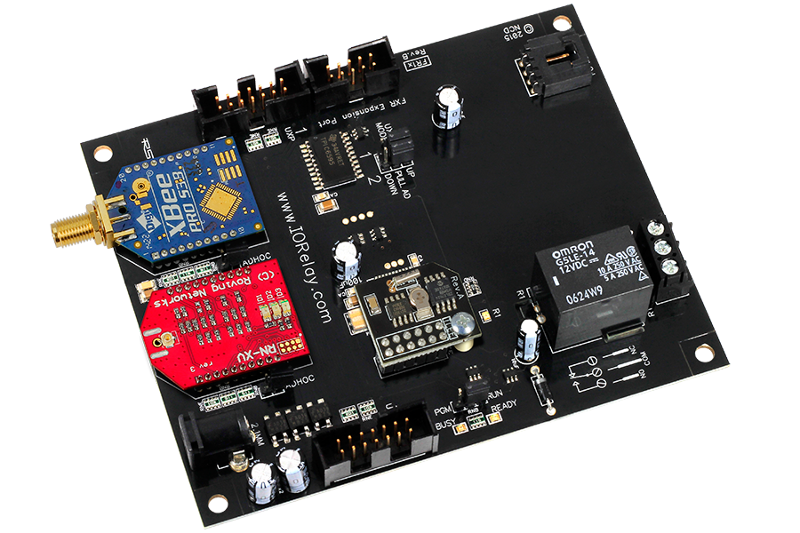 NCD FR15 16 개의 GPIO 또는 ADC 및 I2C가있는 Fusion 1 채널 SPDT 릴레이 컨트롤러