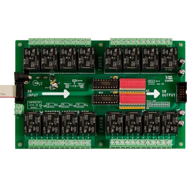 NCD XR165 범용 릴레이가 포함 된 XR 확장 SPDT 16 릴레이 컨트롤러