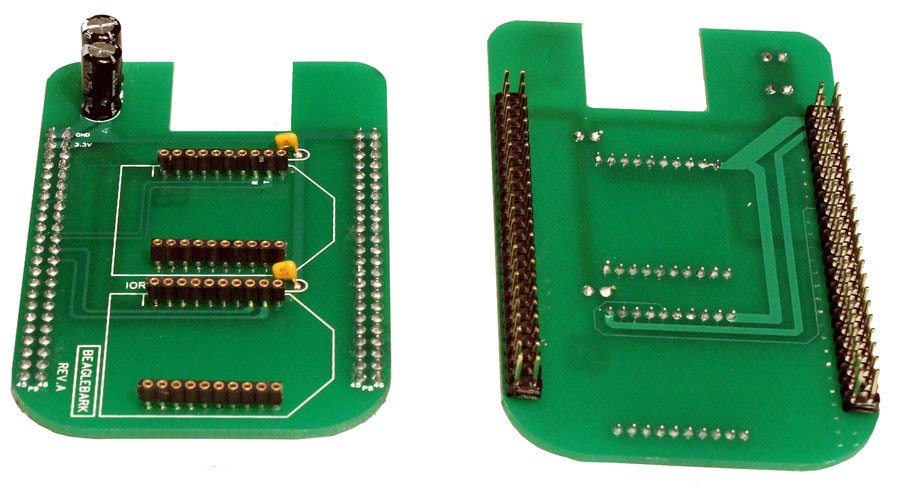 NCD BEAGLEBARK_ASM BeagleBone 용 듀얼 XBee® 어댑터 조립 회로 기판