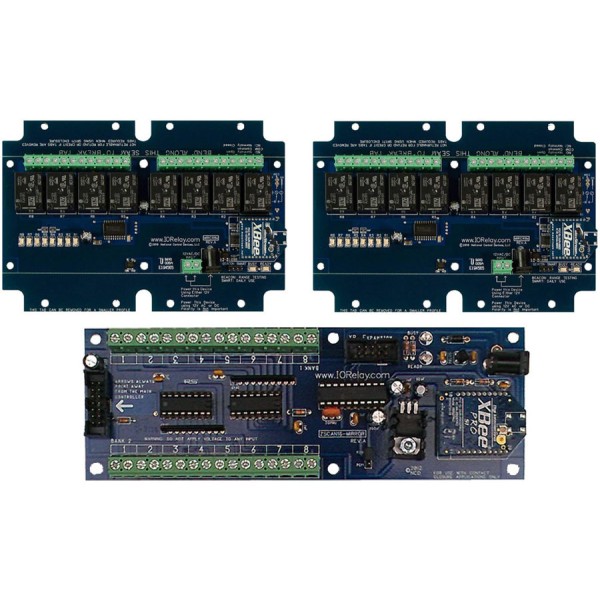 NCD MIRMR8x_KIT 8 개의 SPDT 릴레이가있는 다중 수신기에 대한 접점 폐쇄 송신기
