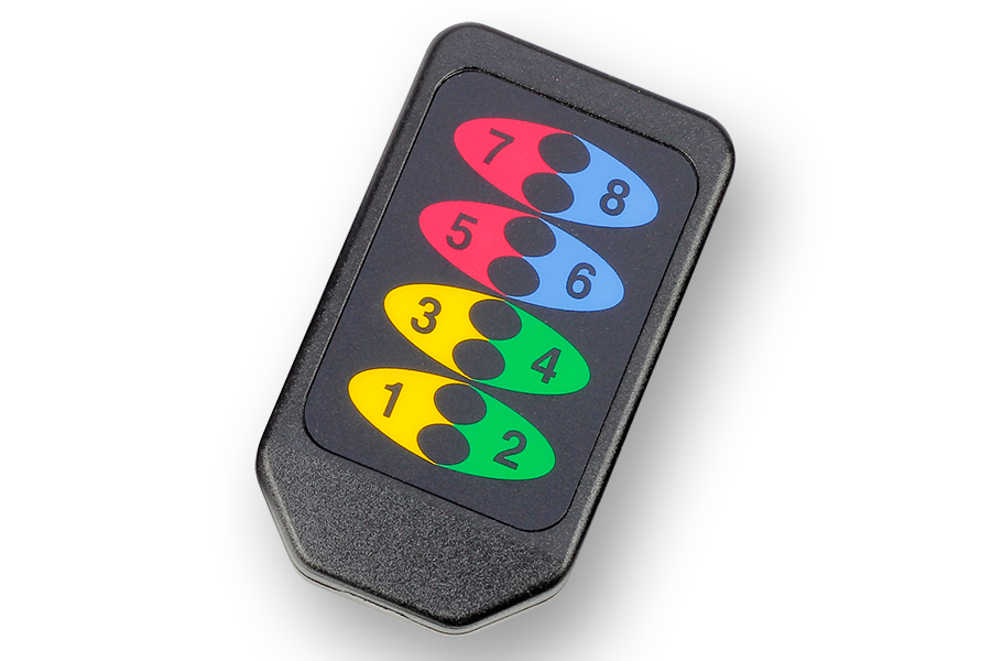 NCD OTX-418-HH-CP8-MS 8 버튼 418MHz MS 시리즈 키 포브