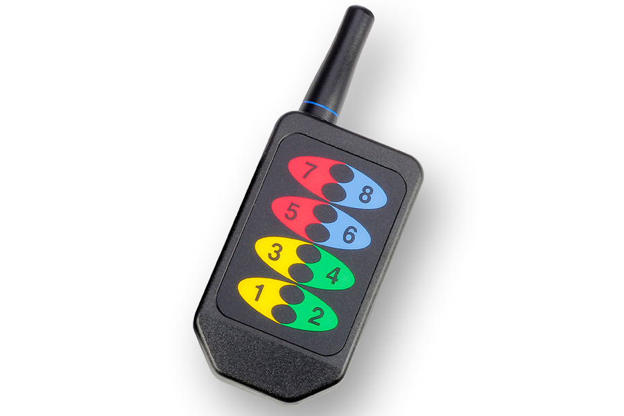 NCD OTX-418-HH-LR8-MS 8- 버튼 418MHz MS Key Fob (안테나 포함)