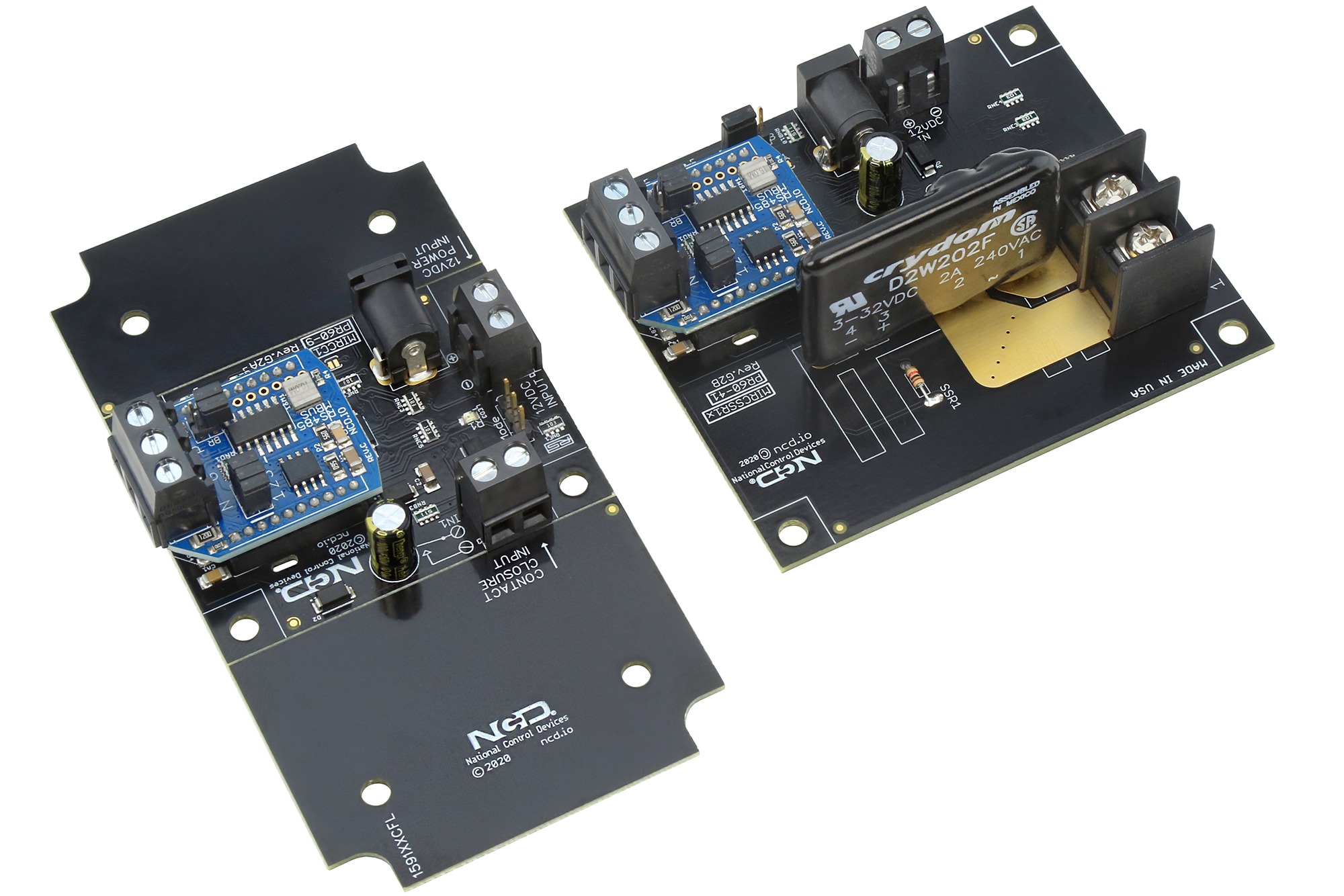 NCD MirCSSR1x_ZRS_KIT 직접 유선 접점 폐쇄 원격 릴레이 컨트롤러 1 채널 솔리드 스테이트 단방향