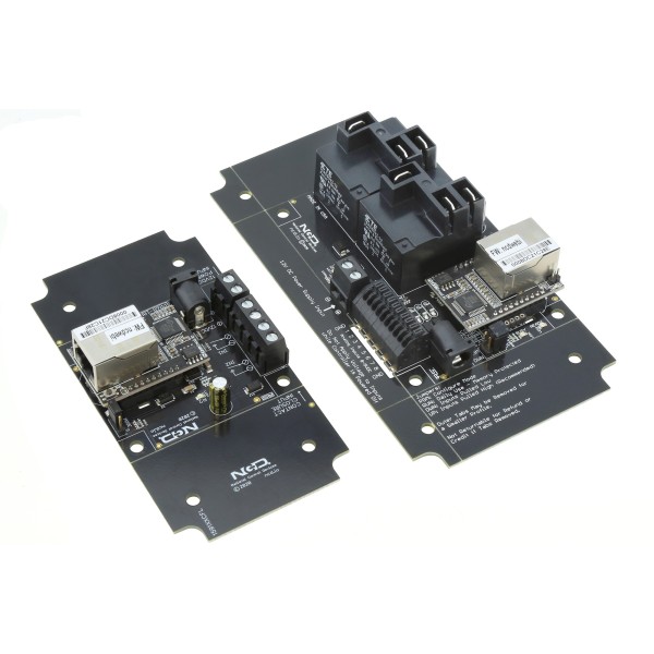 NCD MirCR2x0_MCNET_KIT 이더넷 네트워크 접점 폐쇄 원격 고전력 릴레이 컨트롤러 2 채널 단방향