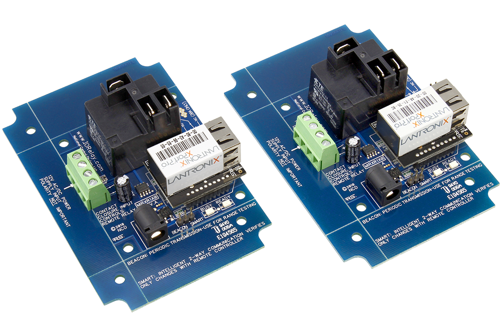 NCD MirXR1x0_MXNET_KIT 이더넷 네트워크 접점 폐쇄 송신기 수신기 1- 채널 고전력 릴레이 2-Way