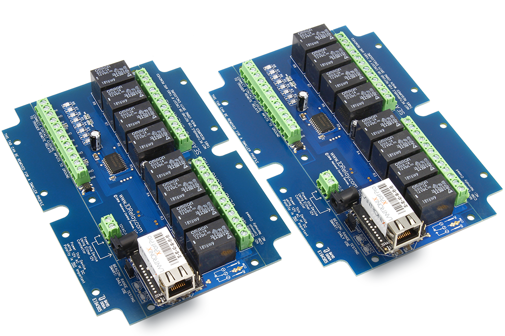 NCD MirXR8x_MXNET_KIT 이더넷 네트워크 접점 폐쇄 송신기 수신기 8 채널 SPDT 릴레이 양방향