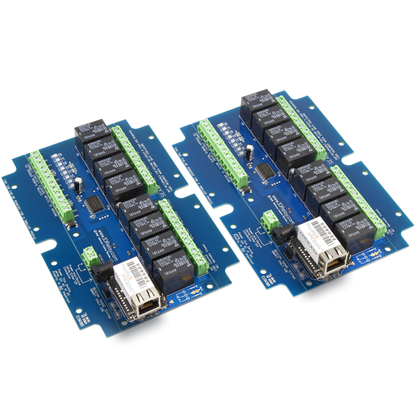 NCD MirXR8x_MXNET_KIT 이더넷 네트워크 접점 폐쇄 송신기 수신기 8 채널 SPDT 릴레이 양방향