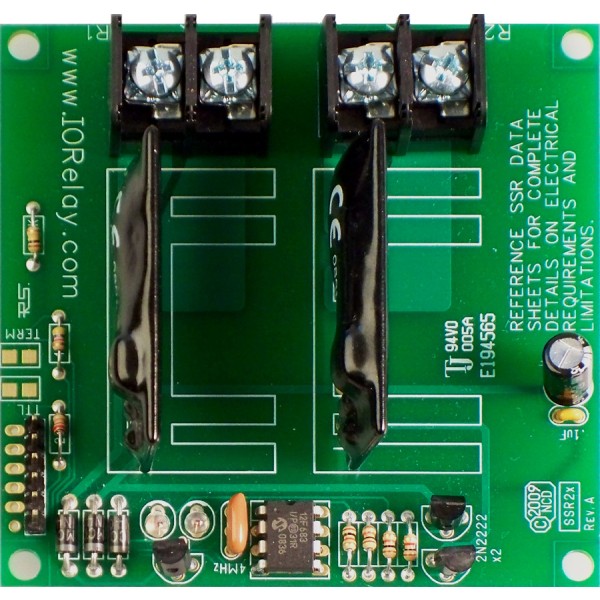 NCD RS-232 2 채널 솔리드 스테이트 릴레이 컨트롤러