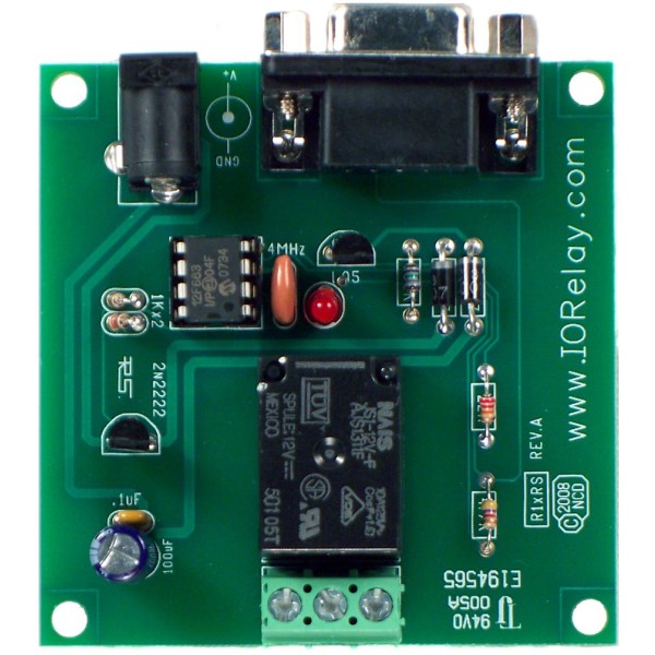 NCD R15RS 직렬 인터페이스가있는 RS-232 1 채널 SPDT 릴레이 컨트롤러