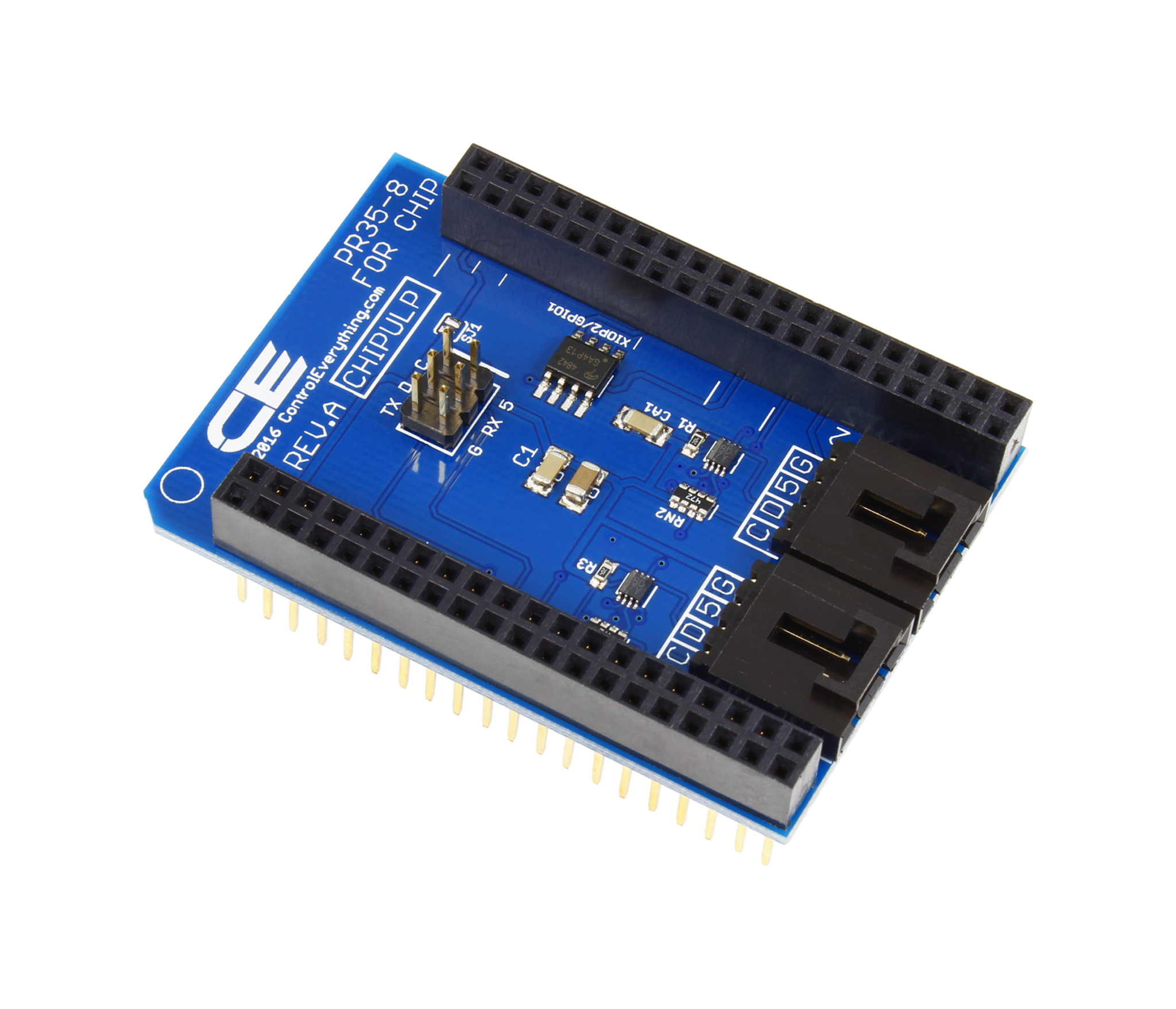 NCD PR35-21 듀얼 I2C 인터페이스 포트가있는 CHIP 용 I2C 쉴드
