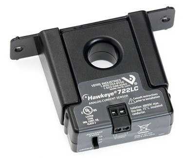 NCD Veris Hawkeye® H722LC 솔리드 코어 전류 센서 0 ~ 10 / 20 / 40A AC 0 ~ 5VDC로 선택 가능