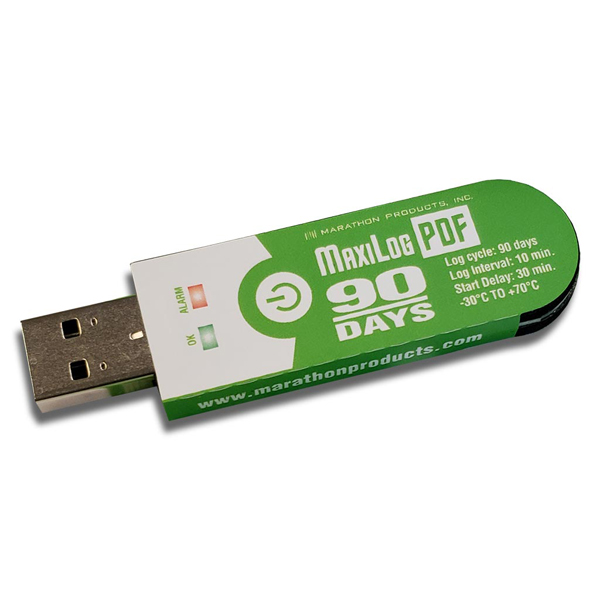 SpotSee MaxiLog-PDF GEN2 1회용 온도 데이터로거-PDF