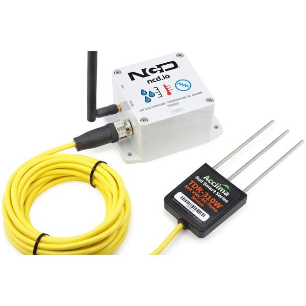 NCD PR55-66A 무선 IoT SDI 토양 수분 온도 EC 송신기