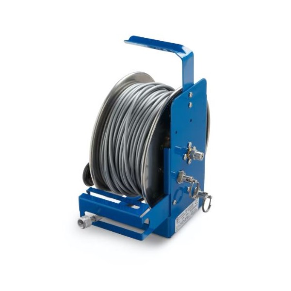 Ralston QTHR-QT-50ft 50ft 퀵 테스트 호스 릴, 황동 엔드 포함