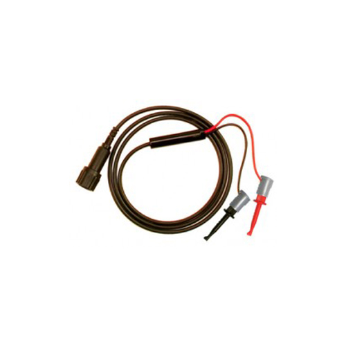 Electro-PJP 8080MI-50-200N BNC lead insul. sleeve + 2 mini grabbers -RG58 50ohms - 200cm black