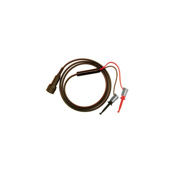 Electro-PJP 8080MI-50-200N BNC lead insul. sleeve + 2 mini grabbers -RG58 50ohms - 200cm black