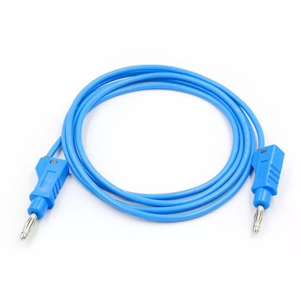 Electro-PJP 2217/600V 슬리브가 있는 4mm 스태킹 플러그로 된 36A PVC 리드