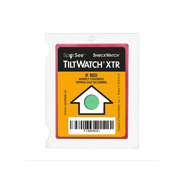 SpotSee TiltWatch XTR Tilt(기울기) 인디케이터