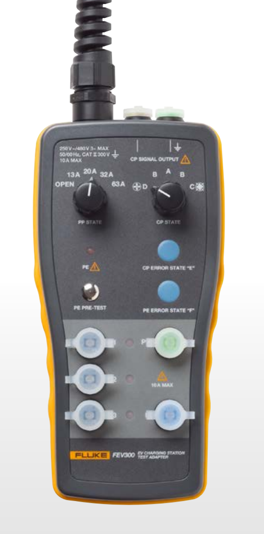 Fluke FEV300 EV 충전기 테스트 어댑터 키트