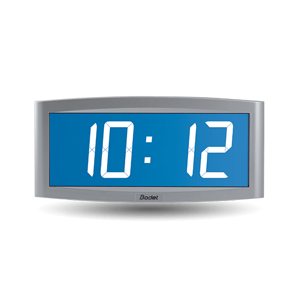 Bodet Backlit LCD clock - Opalys 7