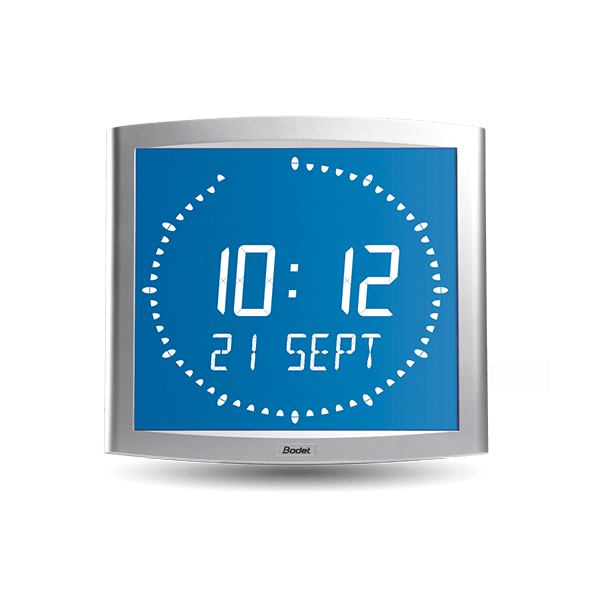 Bodet Opalys Ellipse Backlit LCD clock - Opalys 타원