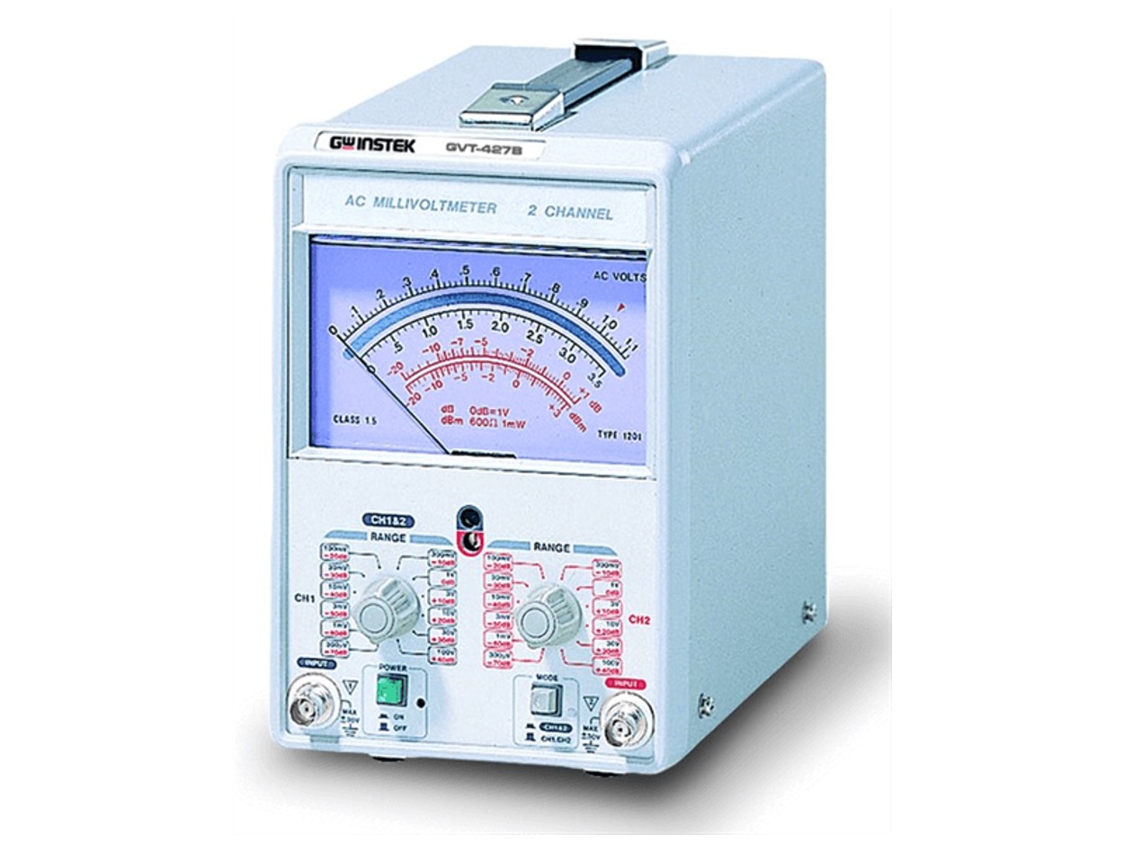 GW Instek AC 밀리볼트 미터 GVT-427B/417B