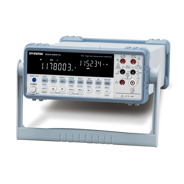 GW Instek 6 ½ 디지트 듀얼 측정 멀티미터, GDM-8261A