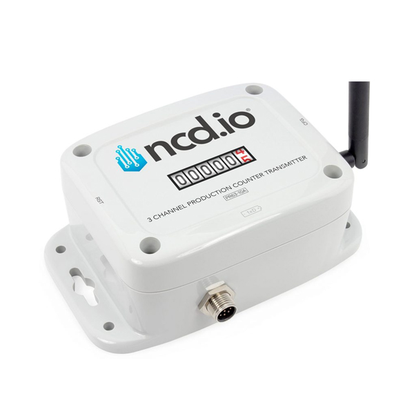 NCD PR63-10A IoT 무선 3채널 생산 카운터(OEE)