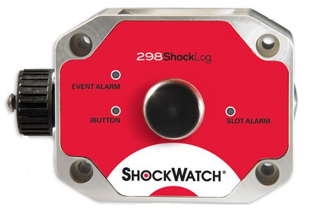 SpotSee ShockLog 298 운송 및 산업용 충격, 위치, 기울기, 회전, 온/습도 데이터로거
