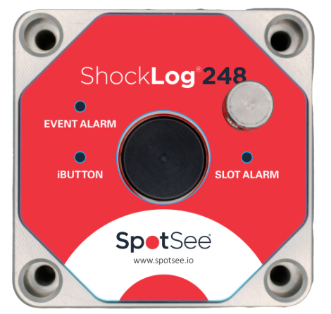 SpotSee ShockLog 248 충격, 온/습도 데이터로거
