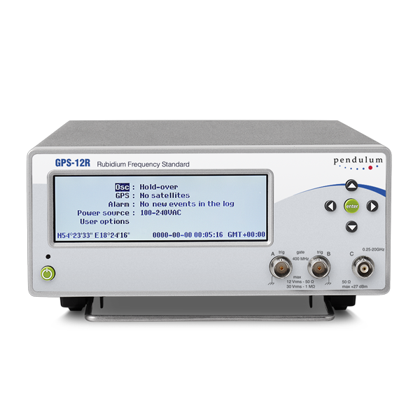 Pendulum GPS-12R/HS 휴대용 GPS 관제 주파수 표준기