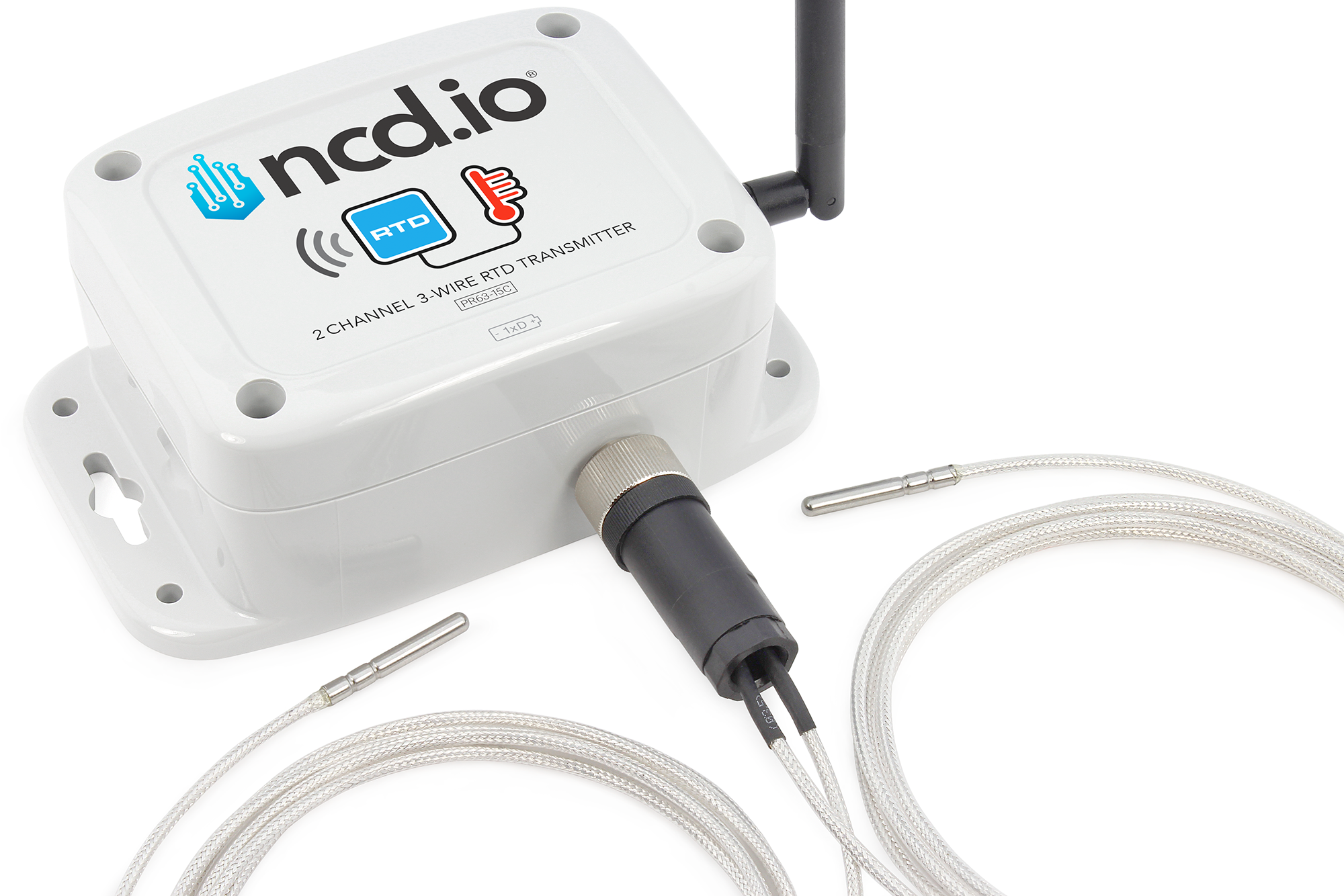 NCD PR63-15B 2채널 산업용 IoT 무선 RTD 온도 센서