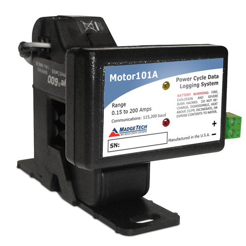 MadgeTech Motor101A 모터 작동 상태 데이터로거