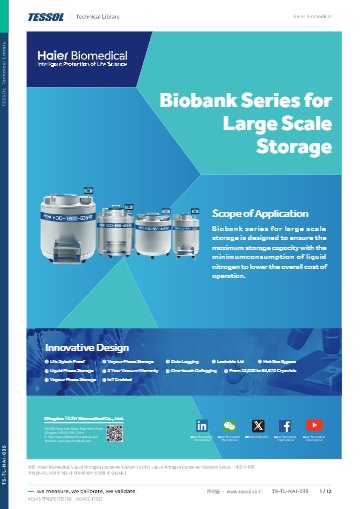 Liquid Nitrogen Container-Biobank Series 데이터시트(영문)