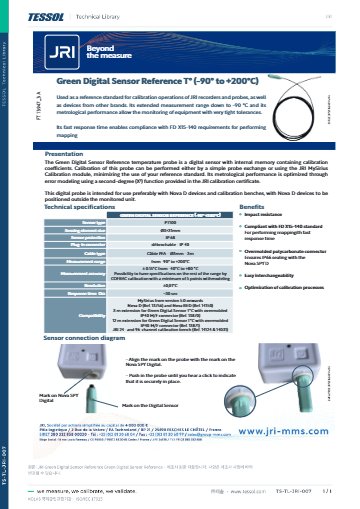 Green Digital Sensor Reference 데이터시트(영문)