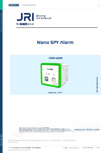 Relay and alarm module Alarm 사용 설명서(영문)