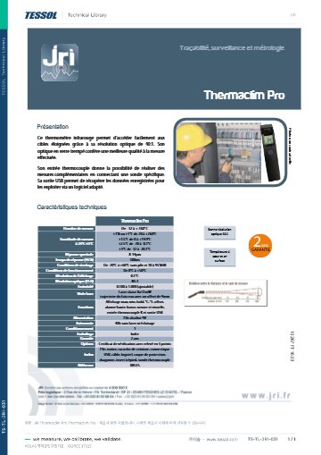 Thermaclim Pro 데이터시트