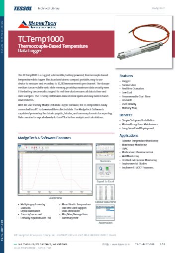 TCTemp1000 데이터시트(영문)