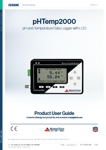 pHTemp2000 사용 설명서(영문)