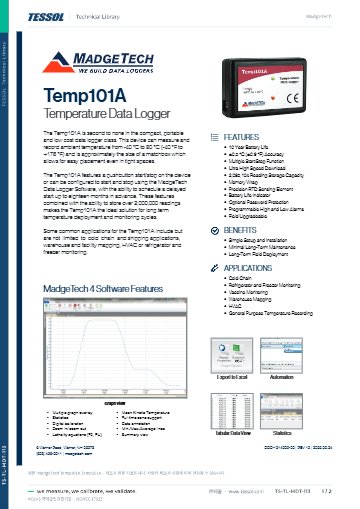 Temp101A 데이터시트(영문)