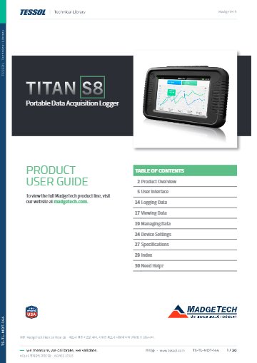 Titan S8 사용 설명서(영문)