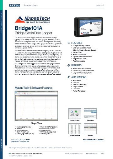 Bridge101A 데이터시트(영문)