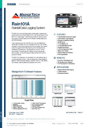 Rain101A 데이터시트(영문)