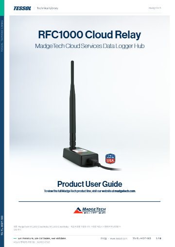 RFC1000 Cloud Relay 사용 설명서(영문)