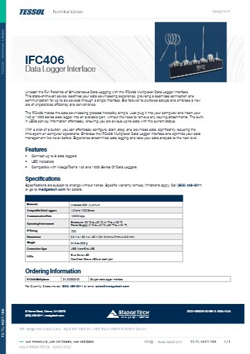IFC406 데이터시트(영문)