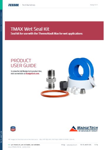 TMAX Wet Seal Kit 사용 설명서(영문)