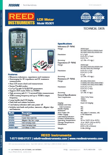 R5001 데이터시트(영문)