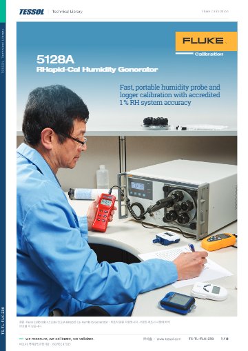 5128A RHapid-Cal Humidity Generator 데이터시트(영문)