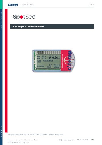 c/temp-LCD c/Temp LCD 사용 설명서(영문)